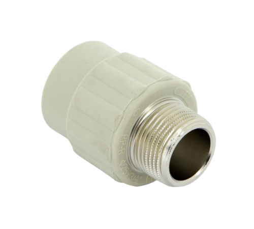 Переходник PPR с наружной резьбой 25x3/4" FV-Plast Переходник PPR с наружной резьбой 25x3/4" FV-Plast