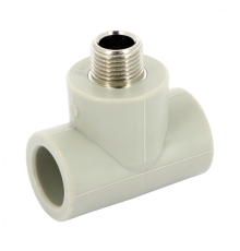 Тройник PPR с наружной резьбой 25x1/2" FV-Plast