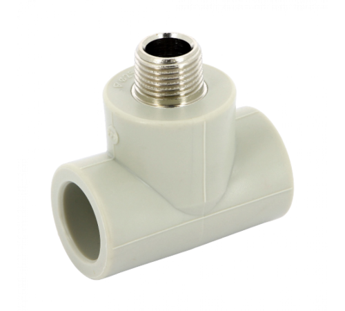 Тройник PPR с наружной резьбой 25x1/2" FV-Plast Тройник PPR с наружной резьбой 25x1/2" FV-Plast