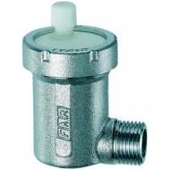 Угловой автоматический воздухоотводчик хром 1/2" Far