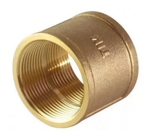 Муфта 3/4"x3/4" ВВ (латунная) TIM (ТИМ)