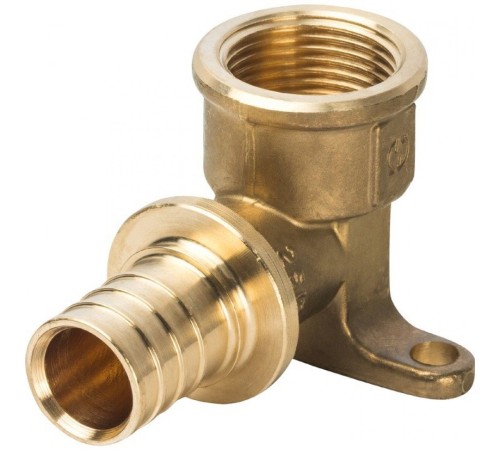 Угольник настенный с креплением 25xRp 3/4" для труб из сшитого полиэтилена Stout