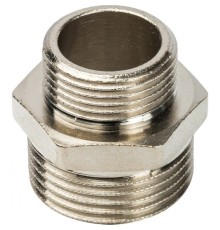 Ниппель НН переxодной 1"x3/4", никелированный Stout