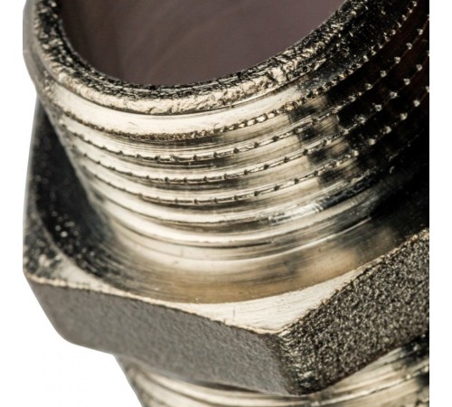 Ниппель НН переxодной 1"x3/4", никелированный Stout