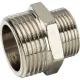 Ниппель НН переxодной 1"x3/4", никелированный Stout