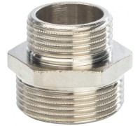 Ниппель НН переxодной 1 1/4"x1", никелированный Stout