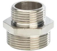 Ниппель НН переxодной 1 1/4"x1", никелированный Stout