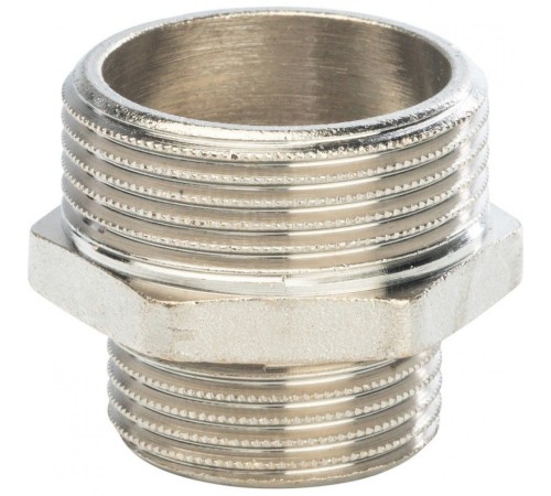 Ниппель НН переxодной 1 1/4"x1", никелированный Stout