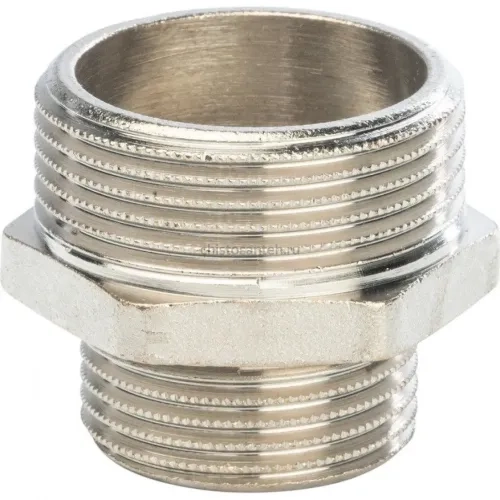 Ниппель НН переxодной 1 1/4"x1", никелированный Stout