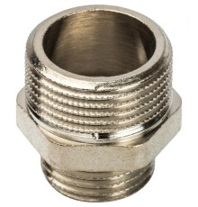 Ниппель НН переxодной 3/4"x1/2" никелированный Stout