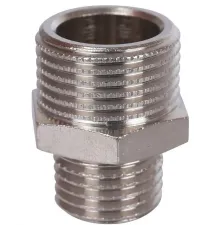 Ниппель НН переxодной 3/8"x1/4" никелированный Stout