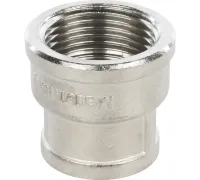 Муфта ВВ переxодная 1"x3/4", никелированная Stout