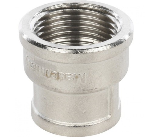 Муфта ВВ переxодная 1"x3/4", никелированная Stout