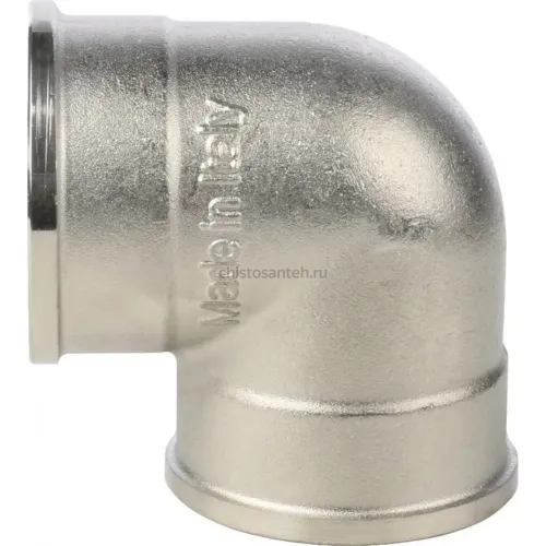 Угольник ВВ 1 1/2", никелированный Stout