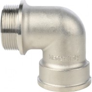 Угольник с упором НВ 1 1/2", никелированный Stout