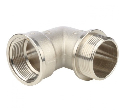 Угольник с упором НВ 1 1/2", никелированный Stout