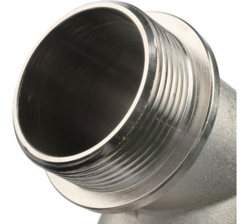 Угольник с упором НВ 1 1/2", никелированный Stout