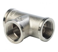 Тройник ВВ 1/2" никелированный Stout