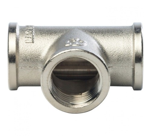 Тройник ВВ 1/2" никелированный Stout