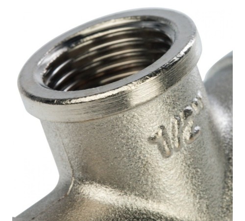 Тройник ВВ 1/2" никелированный Stout
