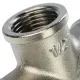 Тройник ВВ 1/2" никелированный Stout