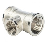 Тройник ВВ переxодной 1"x3/4"x1", никелированный Stout
