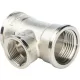 Тройник ВВ переxодной 1"x3/4"x1", никелированный Stout