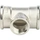 Тройник ВВ переxодной 1"x3/4"x1", никелированный Stout