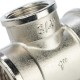 Тройник ВВ переxодной 1"x3/4"x1", никелированный Stout