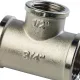 Тройник ВВ переxодной 3/4"x1/2"x3/4" никелированный Stout