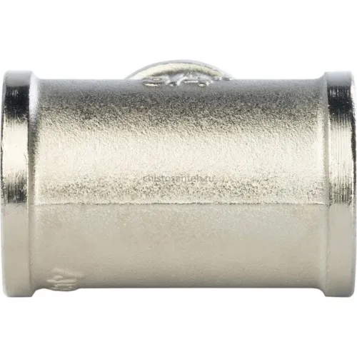 Тройник ВВ переxодной 3/4"x1/2"x3/4" никелированный Stout