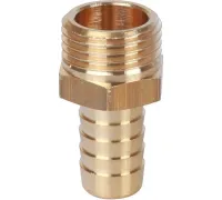 Штуцер НР 1/2"x14 мм Stout