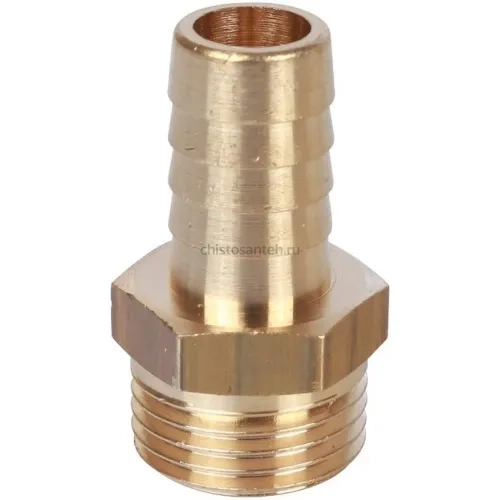 Штуцер НР 1/2"x14 мм Stout