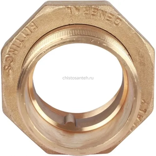 Разъемное соединение "американка" ВН 2", уплотнение под гайкой o-ring кольцо Stout