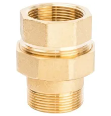 Разъемное соединение 1 1/2" американка ВН, уплотнение под гайкой по плоскости Stout