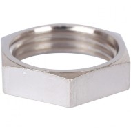 Контргайка 3/8" никелированная Stout
