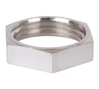 Контргайка 3/8" никелированная Stout