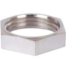Контргайка 3/8" никелированная Stout