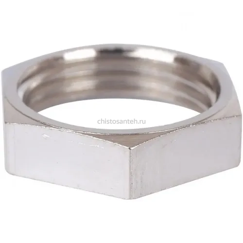 Контргайка 3/8" никелированная Stout