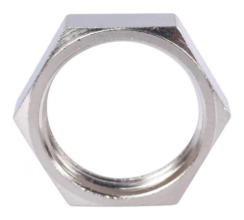 Контргайка 3/8" никелированная Stout Контргайка 3/8" никелированная Stout