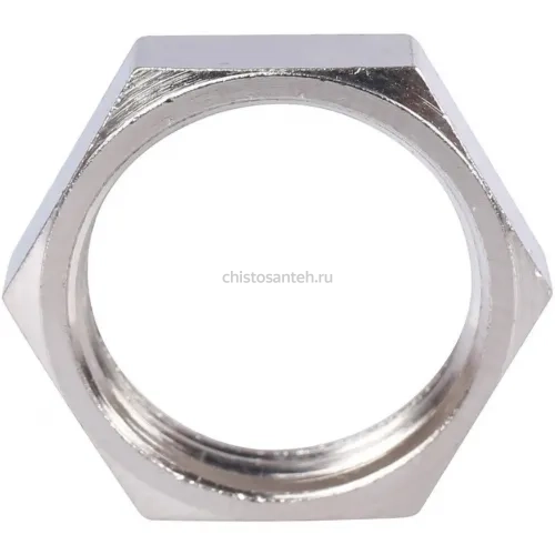 Контргайка 3/8" никелированная Stout