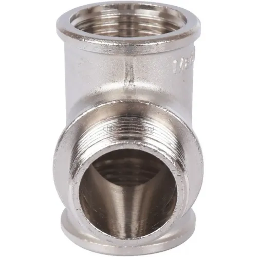 Тройник ВНВ 1"x1"x1", никелированный Stout