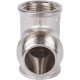 Тройник ВНВ 1"x1"x1", никелированный Stout
