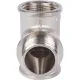 Тройник ВНВ 1"x1"x1", никелированный Stout