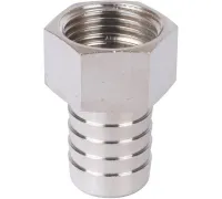 Штуцер ВР 1/2"x18, никелированный Stout