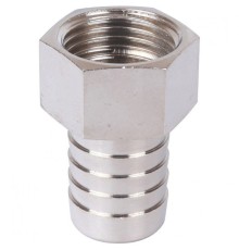 Штуцер ВР 1/2"x18, никелированный Stout