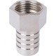 Штуцер ВР 1/2"x18, никелированный Stout