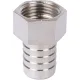 Штуцер ВР 1/2"x18, никелированный Stout