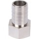 Штуцер ВР 1/2"x18, никелированный Stout