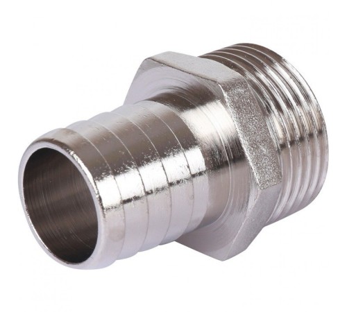 Штуцер НР 1"x25, никелированный Stout